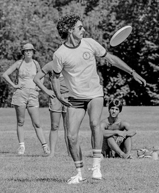 Flying disc in action